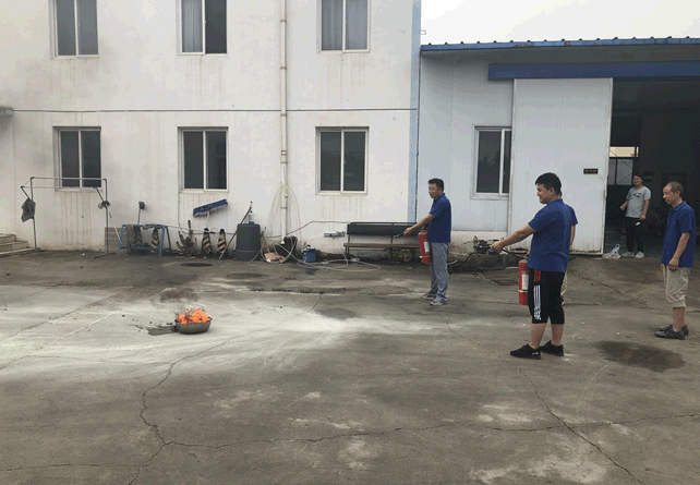 丹普公司開(kāi)展消防安全演練活動(dòng)